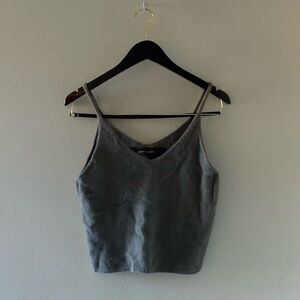 Elegant Charcoal Camisole Top